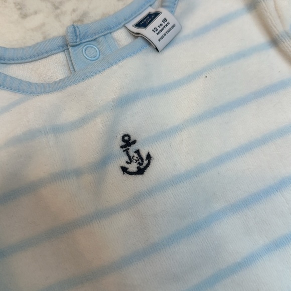 ADORABLE 4 pc Janie & jack converse bundle 2 outfits, jacket, chucks nautical - Picture 7 of 7